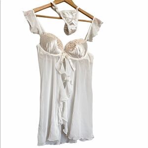 Linea Donatella Babydoll Ivory Bridal Medium